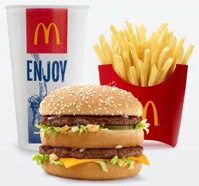 how much is a big mac meal 2012